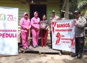 Sambut Hari Bhayangkara Ke-79, Polsek Kuala Behe Laksanakan Bakti Sosial
