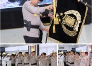 Polda Kalbar Gelar Tradisi Pencucian Pataka, Simbol Penyucian Semangat Pengabdian Jelang HUT Bhayangkara ke-79