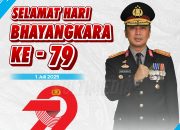 Kepala Divisi Humas Polri, Irjen Pol. Dr. Sandi Nugroho Mengucapkan HUT Bhayangkara ke 79