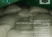 Satgas Pangan Polda Kalbar Amankan Truk Bermuatan Beras Ilegal di Singkawang