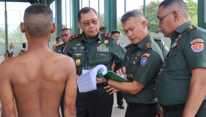 Pangdam XII/Tpr Pimpin Sidang Pemilihan Penerimaan Calon Bintara PK TNI AD TA 2025