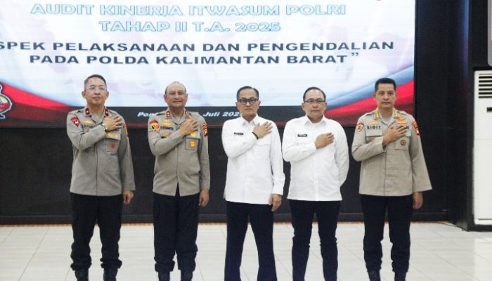 Kapolda Kalbar Sambut Audit Kinerja Itwasum Polri