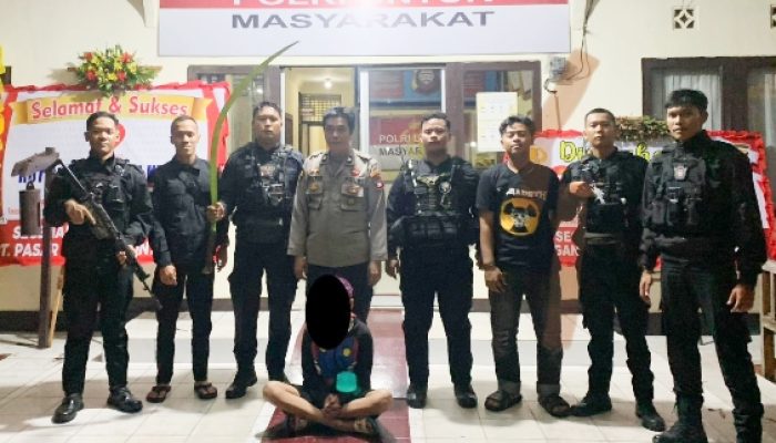 Polresta Pontianak Amankan Anak  Bawa Sajam di Jl. Merdeka