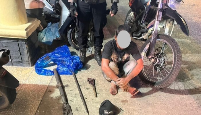 Polresta Pontianak Amankan Pelaku Percobaan Pencurian Kabel di Jalan Tanjung Sari