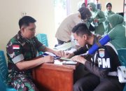 Kodim 1204/Sanggau Gelar Donor Darah Sambut HUT Kodam XII Tpr ke 67