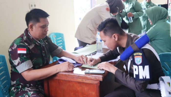 Kodim 1204/Sanggau Gelar Donor Darah Sambut HUT Kodam XII Tpr ke 67