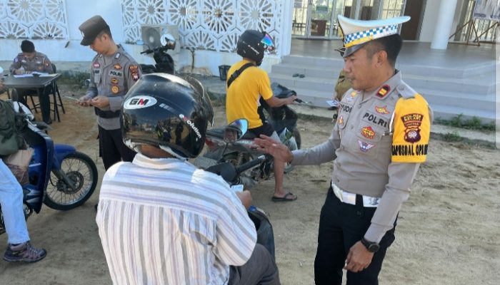 Polres Melawi Gelar Ops Patuh Sejumlah Pelanggaran Lalu Lintas Masih di Temukan