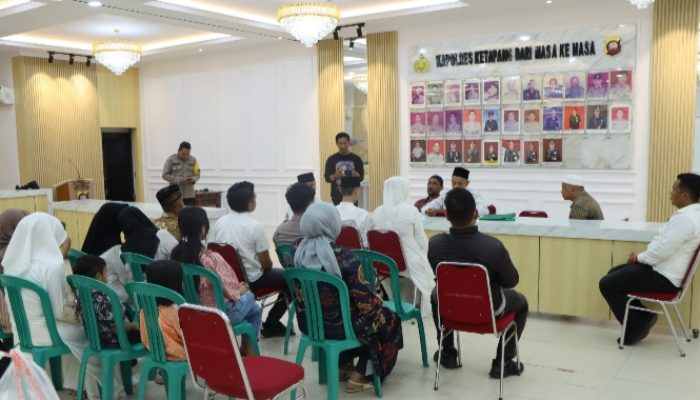 Menjunjung HAM, Polsek Delta Pawan Fasilitasi Tahanan Menikah