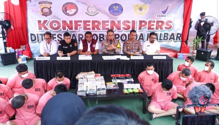 Polda Kalbar Musnahkan 23.369,74 Kilogram Sabu dan 2.359 Butir Ekstasi