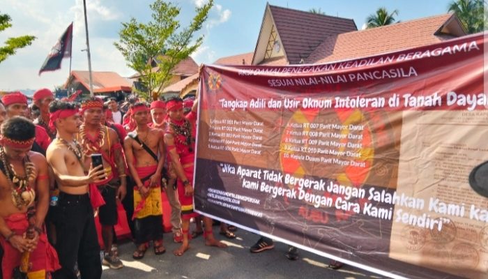 Aliansi Mahasiswa dan Masyarakat Desak Polda Kalbar Tindak Tegas Oknum Penolak Pembangunan Gereja di Desa Kapur