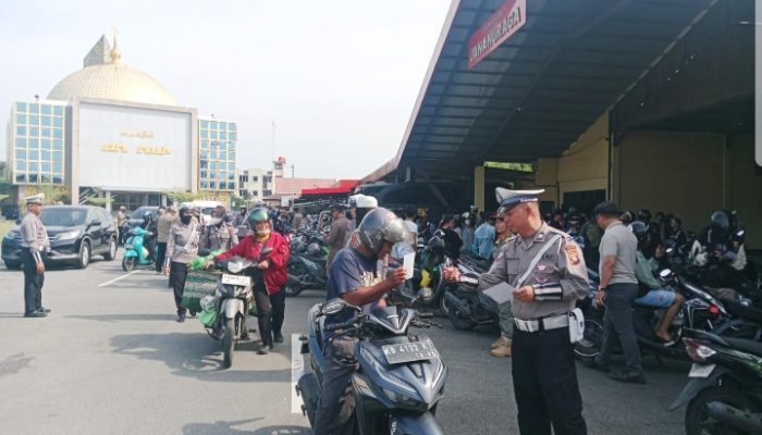 Hari Terakhir Ops Patuh Kapuas, Satgas Gabungan Gelar Razia di Jalan A Yani