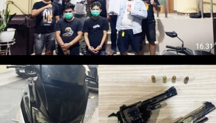 Polda Kalbar Ringkus Pelaku Curanmor dan 2 Senjata Api