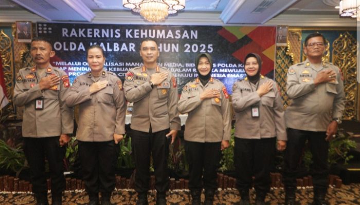 Polda Kalbar Gelar Rakernis Kehumasan 2025, Optimalkan Manajemen Media Dukung Indonesia Emas