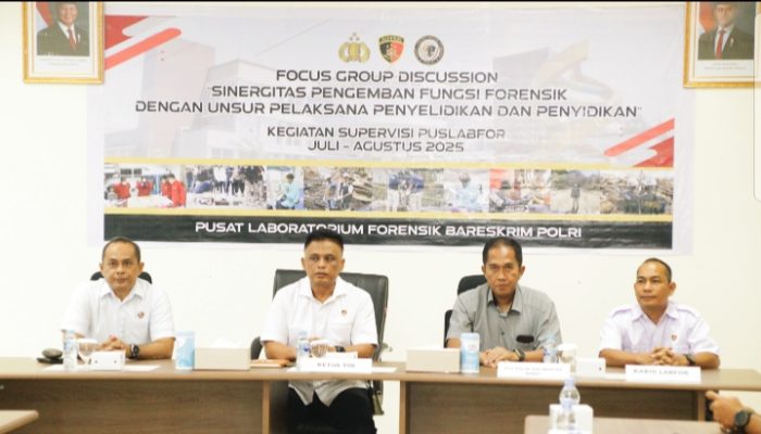 Tingkatkan Scientific Crime Investigation, Puslabfor Bareskrim Polri Supervisi Bidlabfor Polda Kalbar