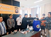 Polres Singkawang Musnahkan BB Sabu Senilai Ratusan Juta