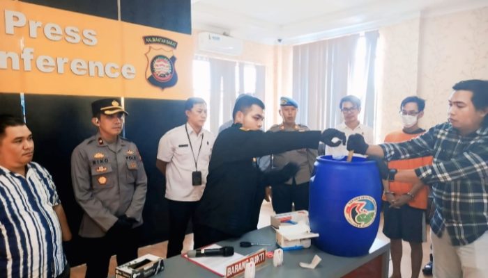 Polres Singkawang Musnahkan BB Sabu Senilai Ratusan Juta