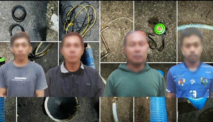 Polres Sekadau Tangkap 4 Pelaku PETI
