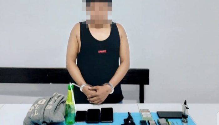 Polsek Tumbang Titi Tangkap MS Pengedar Narkoba, Sita 9 Paket Sabu