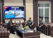 Kasdam dampingi Wairjen TNI Pimpin Taklimat Akhir Audit Itjen TNI