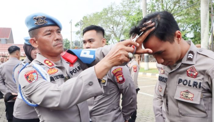 Bidpropam Polda Kalbar Gelar Gaktibplin Personel Polresta Pontianak