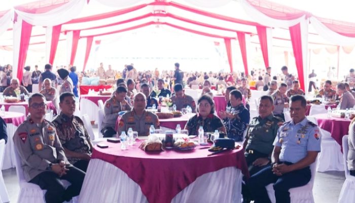 Kapoksahli Kodam XII/Tpr Hadiri Gerakan Pangan Murah di Polda Kalbar