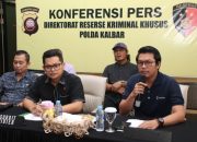 Polda Kalbar Gelar Konpres Hasil Investigasi di PT EJM dan PT ANTAM