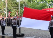 Wakapolresta Pontianak Pimpin Upacara HUT RI ke-80