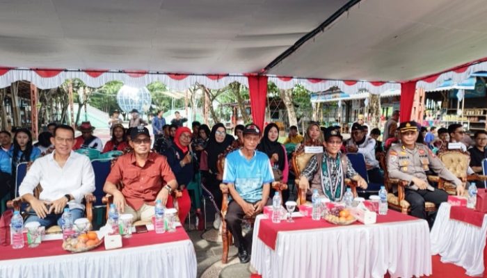 Polda Kalbar Hadiri Peresmian Lomba Tradisional Sumpit dan Gasing