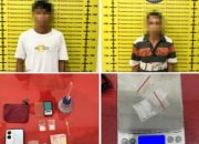 Polsek Marau Berhasil Tangkap 2 Pengedar Sabu di Kecamatan Air Upas