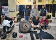 Polres Ketapang Tangkap 2 Spesialis Pencuri Ban dan Velg Truk