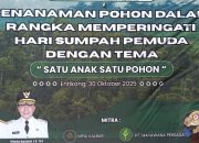 Penanaman Pohon Serentak di Entikong, Wujud Semangat Sumpah Pemuda dan Kepedulian Lingkungan