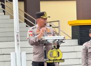 Kapolres Sanggau Tekankan Disiplin dan Ketahanan Pangan Saat Pimpin Apel Pagi Personel