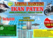 Dari Pada Ngander, Mendingan Mancing Yok! Lomba Mancing Ikan Paten Meriahkan Desa Rengas Kapuas, Kubu Raya