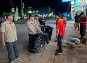 Razia Malam di Pasar Bodok, Polsek Parindu Amankan 22 Motor Berknalpot Brong