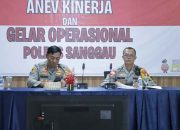 Polres Sanggau Gelar Anev Kinerja dan Operasional Bulanan, Kapolres Tekankan Kesiapsiagaan dan Pengawasan Ketat