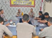 Anev Bulanan Polsek Kapuas Tekankan Responsif Layanan Publik dan Kesiapsiagaan Personel