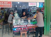 Patroli Kamtibmas Polsek Toba Sisir Titik Keramaian Jaga Stabilitas Keamanan di Akhir Pekan