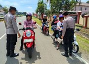 Razia Kendaraan Operasi Zebra Kapuas 2025 di Entikong, Puluhan Pengendara Terjaring Pemeriksaan Kelengkapan