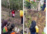 Saka Bhayangkara Polres Melawi Gelar Pembinaan dan Latihan Refling di Tebing Belakang Kantor TVRI Nanga Pinoh