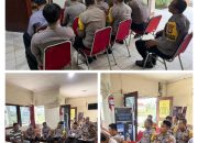 Anev Pekanan Polsek Meliau Bahas Optimalisasi Anggaran hingga Penguatan Bhabinkamtibmas