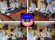 Senpi dan Amunisi Diperiksa Menyeluruh, Polsek Beduai Tegaskan Komitmen Pengawasan Internal