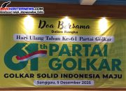 Doa Bersama HUT ke-61 Partai Golkar, DPD Golkar Sanggau Gelar Doa untuk Korban Bencana di Aceh dan Sumatera Utara