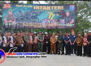 Wakapolres Sanggau Hadiri Upacara Penyerahan Simbol Yuda Wastu Pramuka Jaya Hari Juang Infanteri ke-77