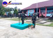 Dandim 1204/Sanggau Pimpin Upacara Serah Terima Simbol Peleton Beranting YWPJ Etape II ke Etape III