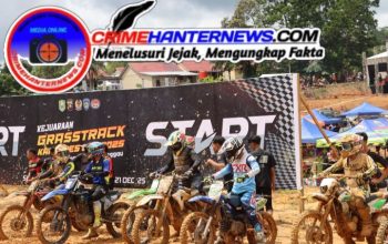 Kapolres Cup 2025 Bergulir, Sirkuit Babai Cinga Jadi Pusat Perhatian Pecinta Grasstrack Kalbar