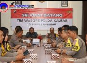Wasops Ops Lilin Kapuas 2025 di Polres Sanggau, Itwasda Polda Kalbar Pastikan Operasi Berjalan Profesional