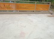 Pembangunan Jembatan SMAN 2 Segedong Tuntas Dilaksanakan. Direktur CV Hera Makmur Sebut Tak Ada Yang Mangkrak 