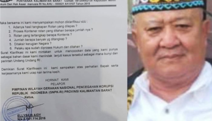Kontainer Isi Rotan Diduga Ilegal, Libatkan Banyak Pihak, GNPK RI Desak Penegakan Hukum Tegas