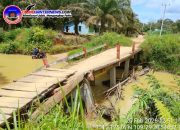 JEMBATAN PENGHUBUNG KE DUSUN TARAK HAMPIR ROBOH, WARGA MINTA PENANGANAN SEGERA