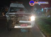 Ambulans Puskesmas Mentebah Rusak Berat Sejak 2022 Usai Tabrakan dengan Truk Tronton, Hingga Kini Belum Ada Kejelasan Tanggung Jawab.